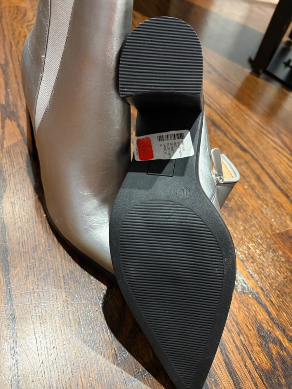 Silver booties - Picture 3 of 5